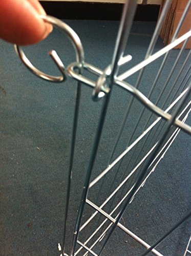 VivaPet Een set van 8 x Metalen PIN's/Pegs om metalen draadpanelen aan te sluiten voor Rabbit Cage Run Playpen Pen Enclosure, compatibel met Trixie Bunny Kerbl Savic Rabbit Run Cage Play Pen