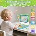 Learning Toy for Kids 1 2 3 Year Old Boys Girls, Learning Laptop for Toddlers 1-3, Interactive Educational Toys with Music Sounds Lights, Christmas Birthday Gifts for Baby Kids Age 12-18 Months, Green