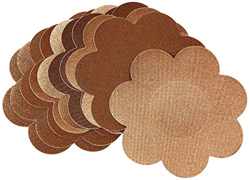 Maidenform Women's 5 Pair Satin No Show Petals, Café, no Size