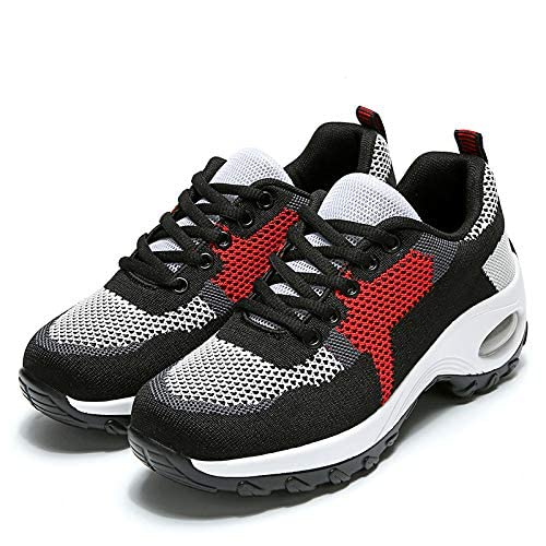 BORAMAX Running Shoes Women Tennis Shoes Lace Up Sneakers Shoes Breathable On Solid Slip Casual Women‘s Fashion Lightweight3