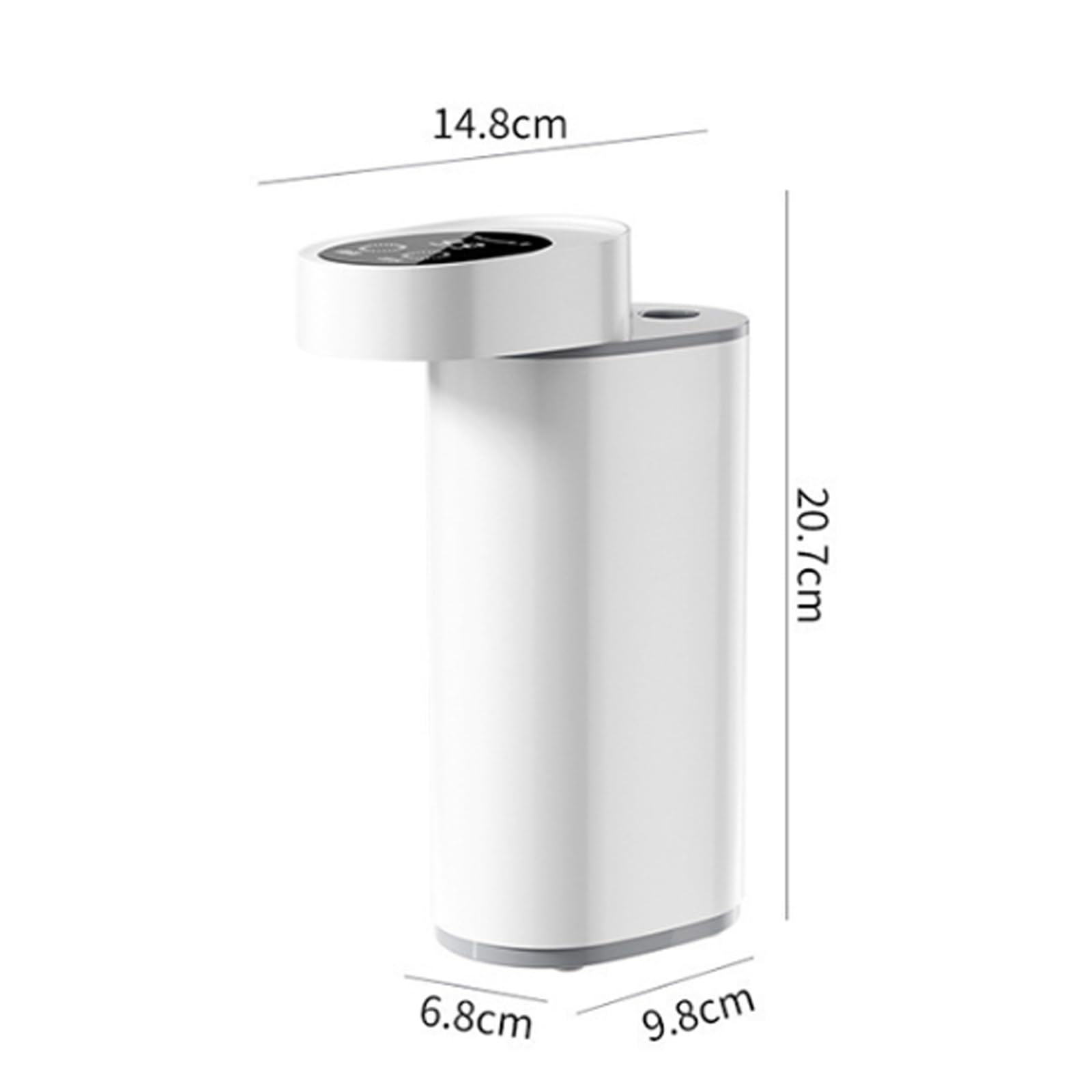 Dispenser d'acqua calda istantaneo portatile 3s con 5 impostazioni di temperatura (45°C-99°C), doppio ingresso dell'acqua e protezione contro la secchezza, piccolo bollitore portatile per acqua calda
