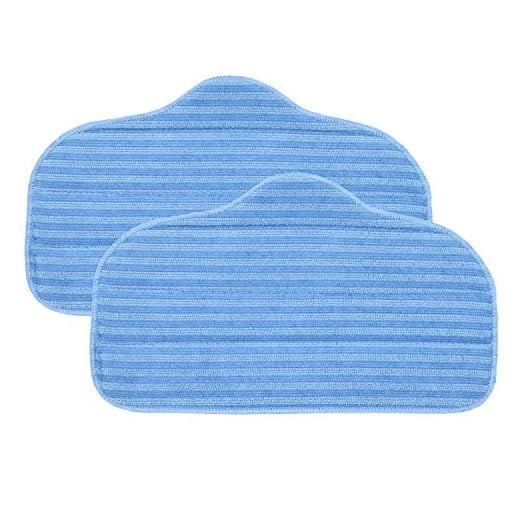 FUSHUANG 2 Pack Microfiber Mop Pads Compatible with McCulloch MC1275 and Steamfast Canister Steam Cleaner Models SF-275, SF-370, Part Number A275-020, Works with Model MC1275