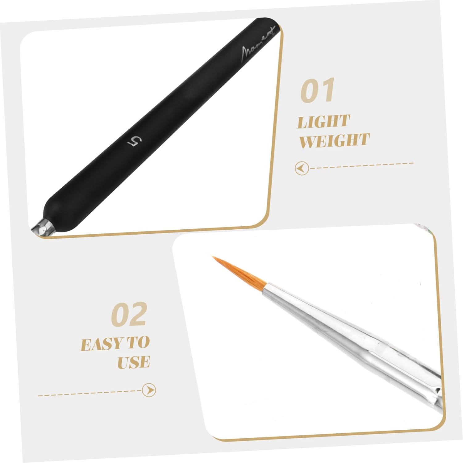 5pcs Chinese Calligraphy Brush Set Fine Tip Sumi Ink Pens for Painting Writing Art Versatile Use Textiles for Artists Calligraphy Enthusiasts