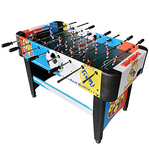 NOALED Professioneller Fußballtisch, Tischfußballspiel mit 8 Reihen, Wettbewerbsgröße, 118 x 62 x 80 cm, für Spielhallen, Spielzimmer, Bars, Partys, Familienabende