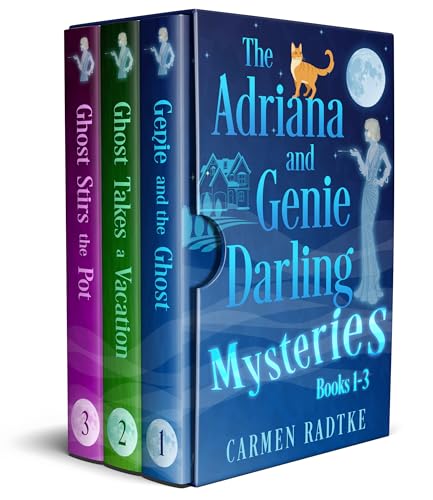 The Adriana and Genie Darling mysteries - 1-3: A paranormal cozy ghost mystery series with 1920s flair (Genie and Adriana Darling cozy paranormal ghost mysteries Book 6) (English Edition)