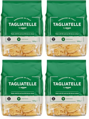 by Amazon Tagliatelle, 500g (Lot de 4)