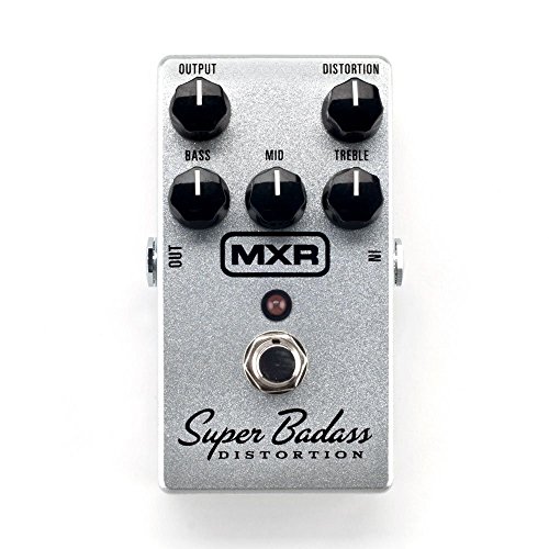 Mxr M75 Super Badass Distortion Guitar Effects Pedal With Power Supply, 2 Patch Cables, And 6 Dunlop Picks #TOP1