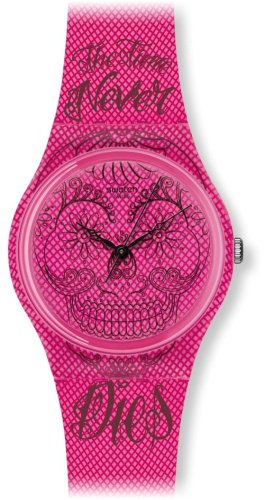 Swatch Reloj de cuarzo Unisex Time Never Dies Pink 34 mm Swatch Reloj de cuarzo Unisex Time Never Dies Pink 34 mm
