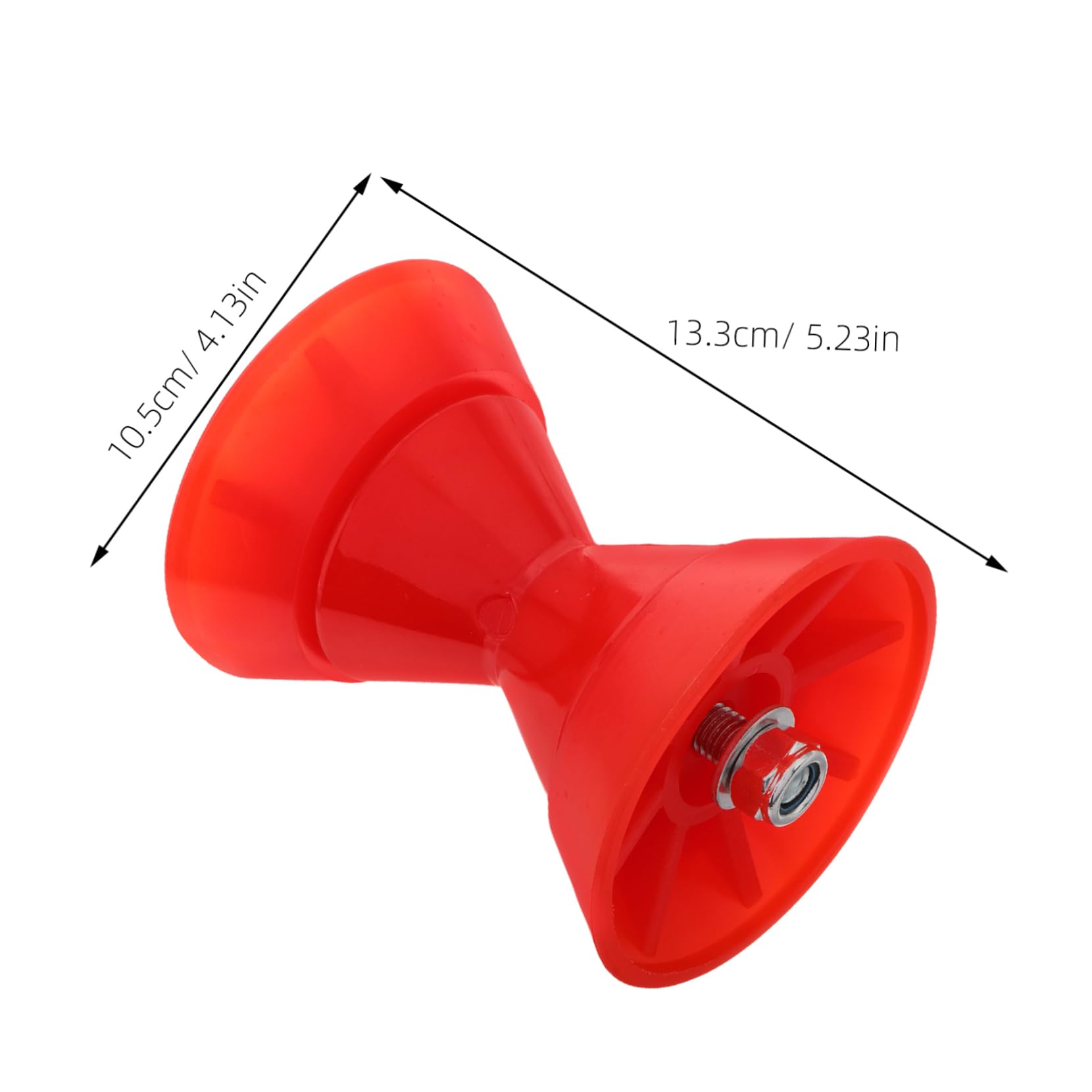 POPETPOP Boat Trailer Roller for Bow Stop Heavy Duty Trailer Parts Vibrant Red Durable Stable Support for Boats Smooth Operation Compact Design for