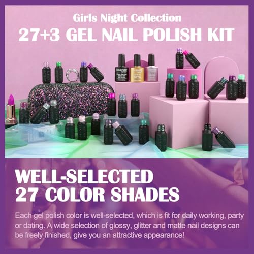 Lavender Violets Set Gel Esmaltes 27 Colores miniatura 4