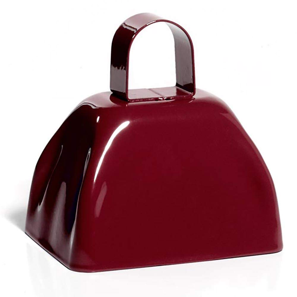 Anderson's Maroon Cowbells, School Spirit, Noisemakers, Fan Gear, Set of 10, Sports Fan Gear, Football Cheerleader Accessories, Homecoming