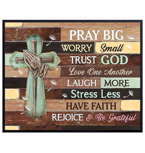 Christian Faith Quotes Wall Decor - Jesus Christ Inspirational Wall