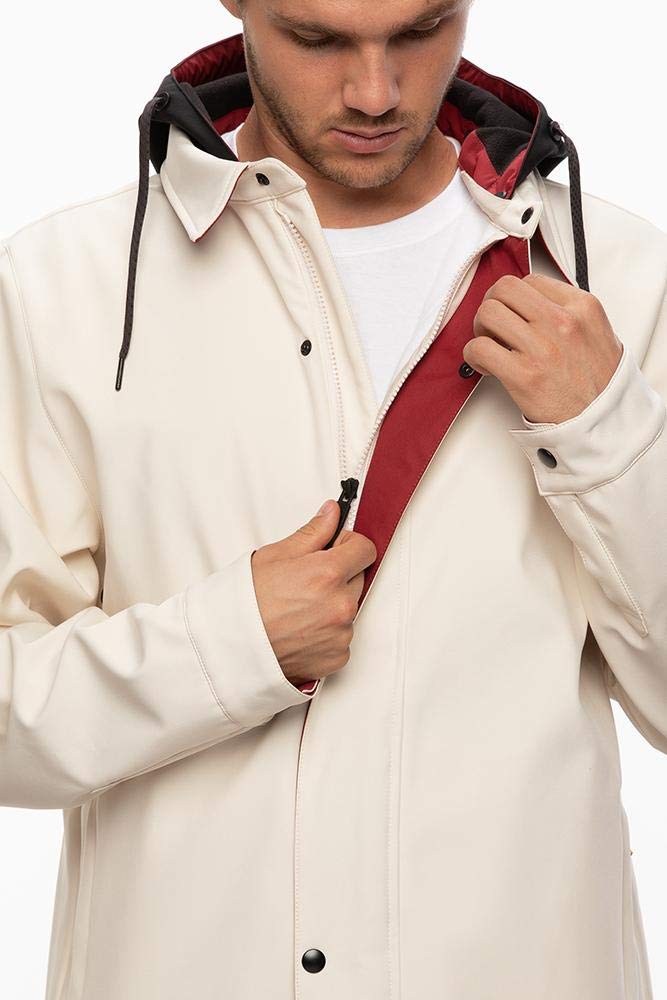 686 Men's Waterproof Coaches Jacket - Birch, X-Large : Amazon.in