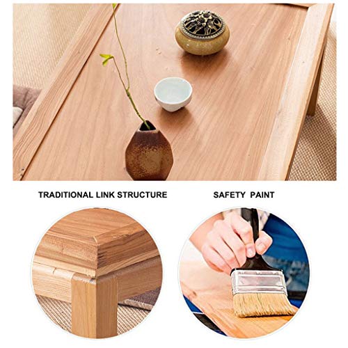 Table basse en bois massif compacte pour travailler au sol - 6