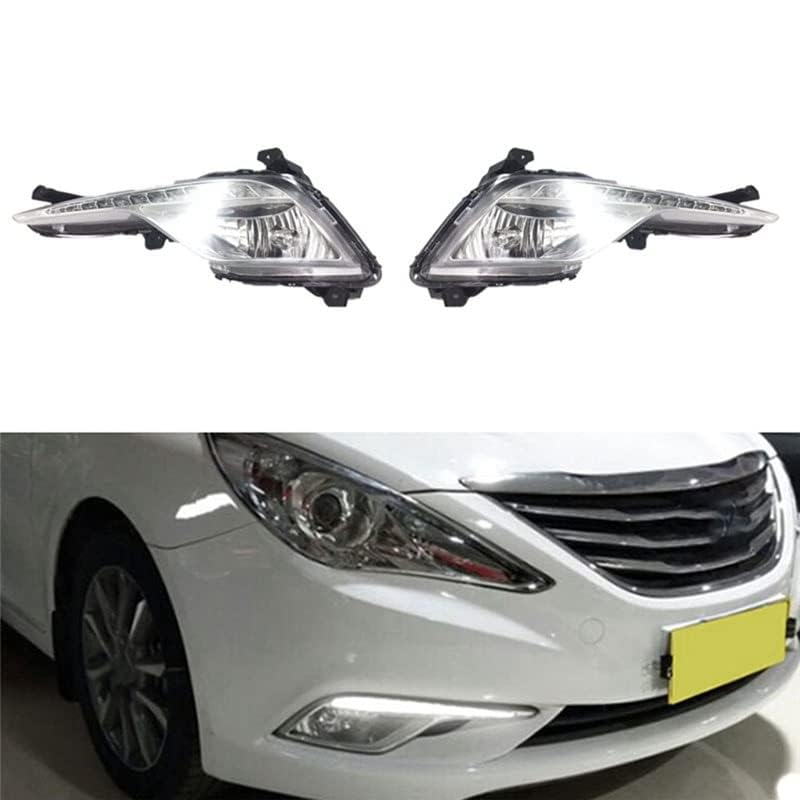 Faros antiniebla para Sonata Mk8 2013 2014 2015 evitan la conducción a ciegas 6