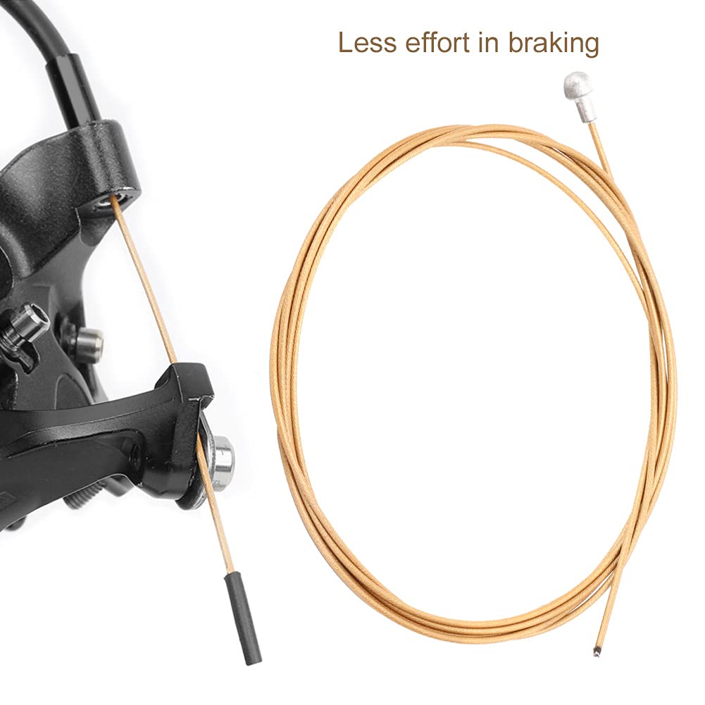 100 PZ CAMBIO Freno Bici/bicicletta Punte Cavo Esterno - Foto 9