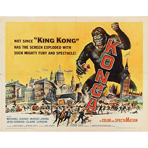 Affiche de film Konga rétro poster cinéma vintage géant 91x135cm