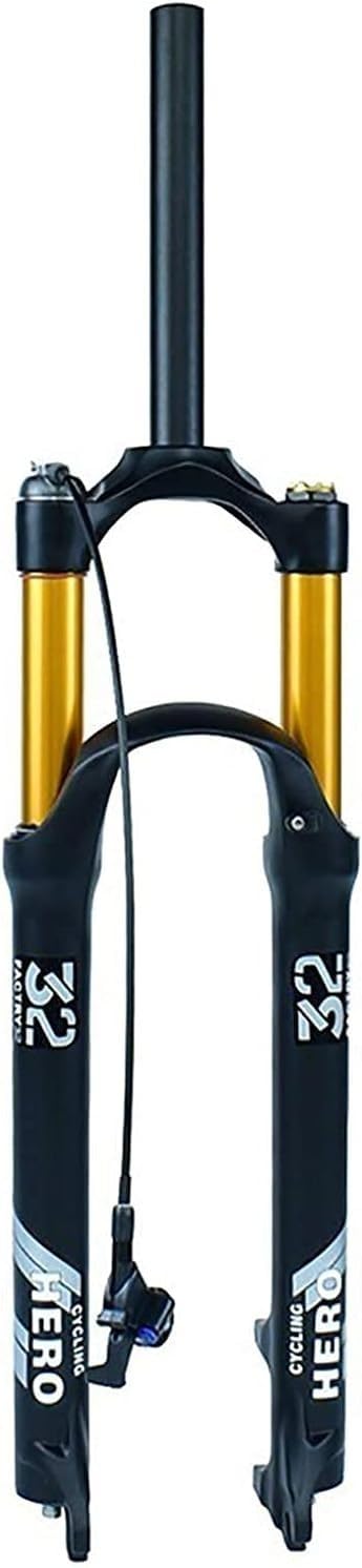 Horquilla de suspensión neumática para Bicicleta de montaña, 26, 27,5 y 29 Pulgadas, Amortiguador Delantero, 120 mm de Recorrido, 9 mm QR C,29