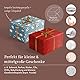 Geschenkpapier Set Weihnachten: Eisbär (für Kinder): 4x doppelseitige Einzelbögen + 4x Geschenkanhänger