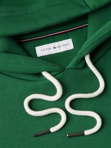 Image of Tommy Hilfiger Men's Medium Weight Fleece Hoodie Sweatshirt With Embroidered Logo, Also Available in Big & Tall