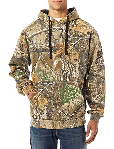 Staghorn Mens All Over Camo Hoodie, Realtree Edge Frame, Large