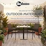 Balkon-Set Limbadi/Torano Aluminium Anthrazit