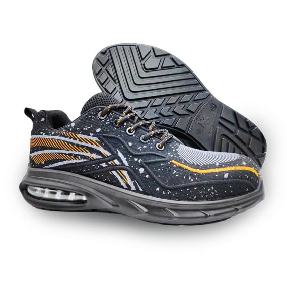 Zapatilla de Seguridad SILICIO, Zapatilla Sport 2DPU, Cámara Aire, Tejido 3D