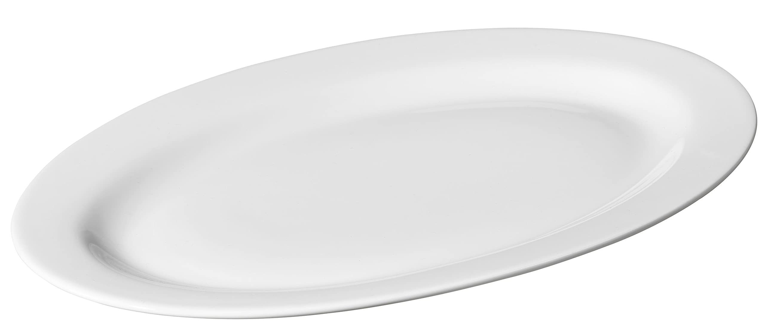 METRO Professional plato llano Fine Dining, porcelana AB, 30,5 x 21 x 2,3 cm, blanco, apto para lavavajillas y horno hasta 220 °C