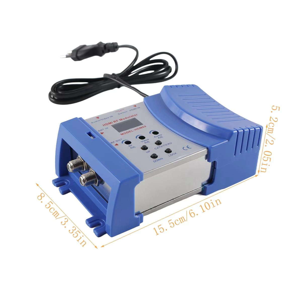Modulatore HD AV-RF HDM6 MCU controllato PLL HDMI 1.3 HDCP 1.3 45-870 MHz Ingresso multi-risoluzione