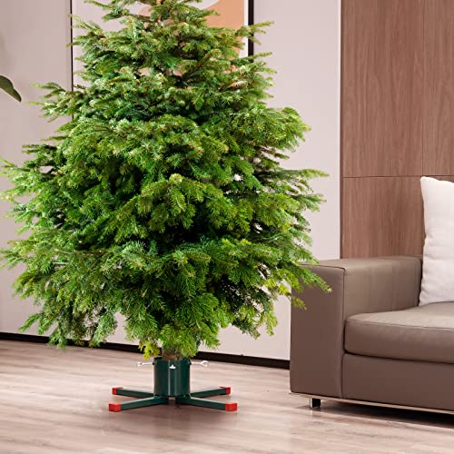 image for HarcoHome Christmas Tree Stand for Live Tree, Heavy-Duty Metal Christm