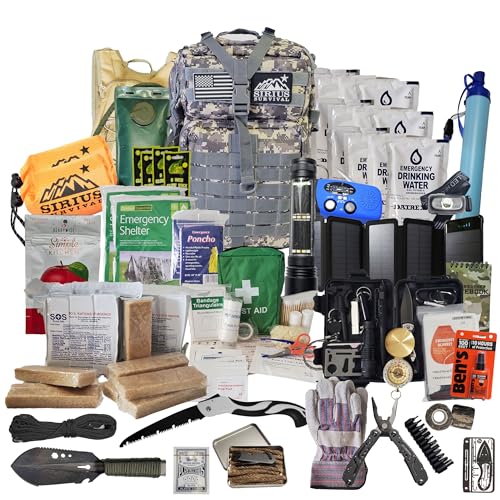 Bug Out Bag - Premium Bugout Backpack Pre-Packed Survival Kit - Ultimate 72 Hour Backpack Survival Kit - Comprehensive Survival Items - Go Bag Emergency - Image 3
