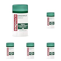 Borotalco, Deodorante Stick Originale, Formula Senza Alcool e Sali di Alluminio, con Talco a Cristalli Attivi, Tripla Protezione Asciutta, Profumo di Borotalco – Formato da 40 ml (Confezione da 5)