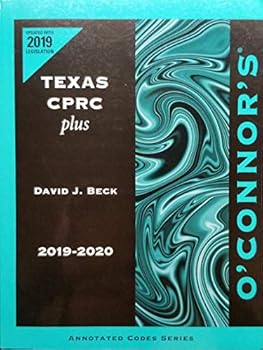 Paperback O'Connor's Texas CPRC Plus, 2019-2020 ed. Book