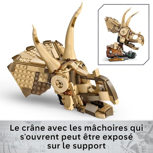 Lego Les Fossils De Dinosaures: Le Crâne Du Tricératops 76969 Lego La Boite - vue 6