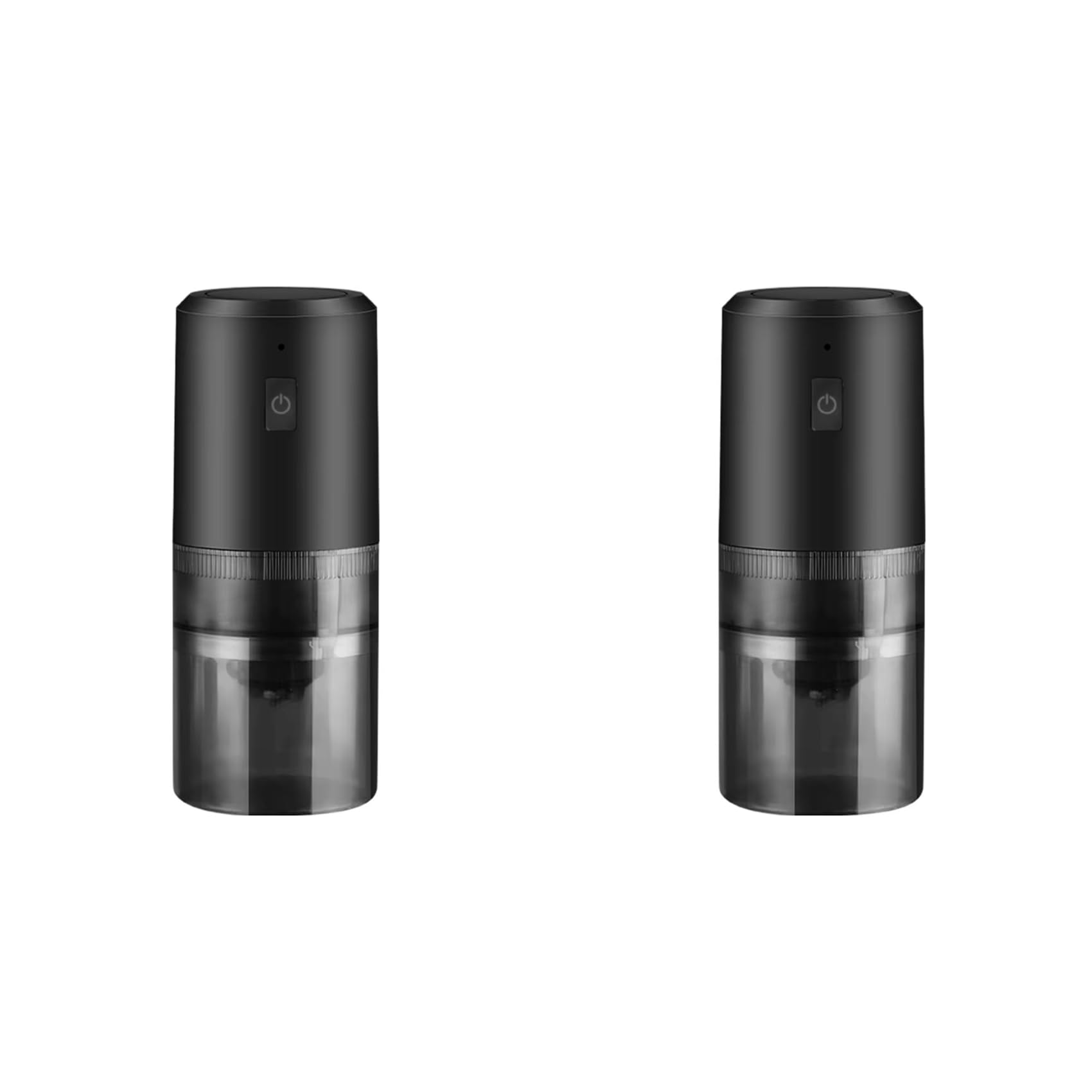 Aundhegrtt 2X Portable Electric Coffee Grinder - USB-C Rechargeable, Ceramic Grinding Core, Efficient Coffee Bean Milling Tool