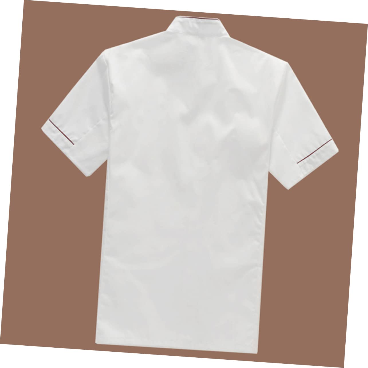 GALPADA Unisex Summer Short Sleeve Chef Coat Casual Loose Chef Top for Bakery Hotel Restaurant Easy to Wash Oil Xxl White