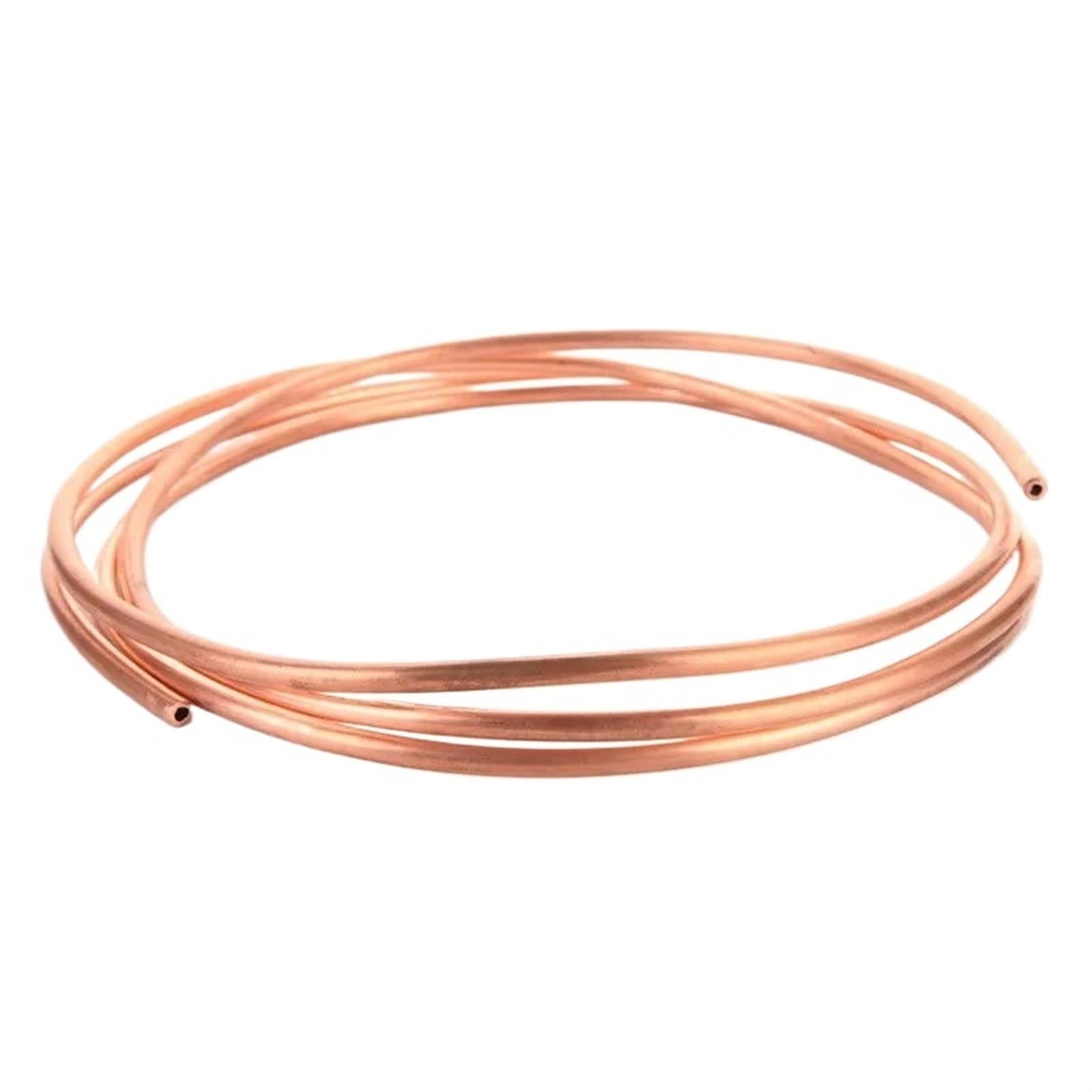 Vhkjewe One Color 99.9% Pure T2 2Mm To 19Mm For Air Conditioning Water Supply Systems(9.52Mm X 0.7Mm X 1 Meter)