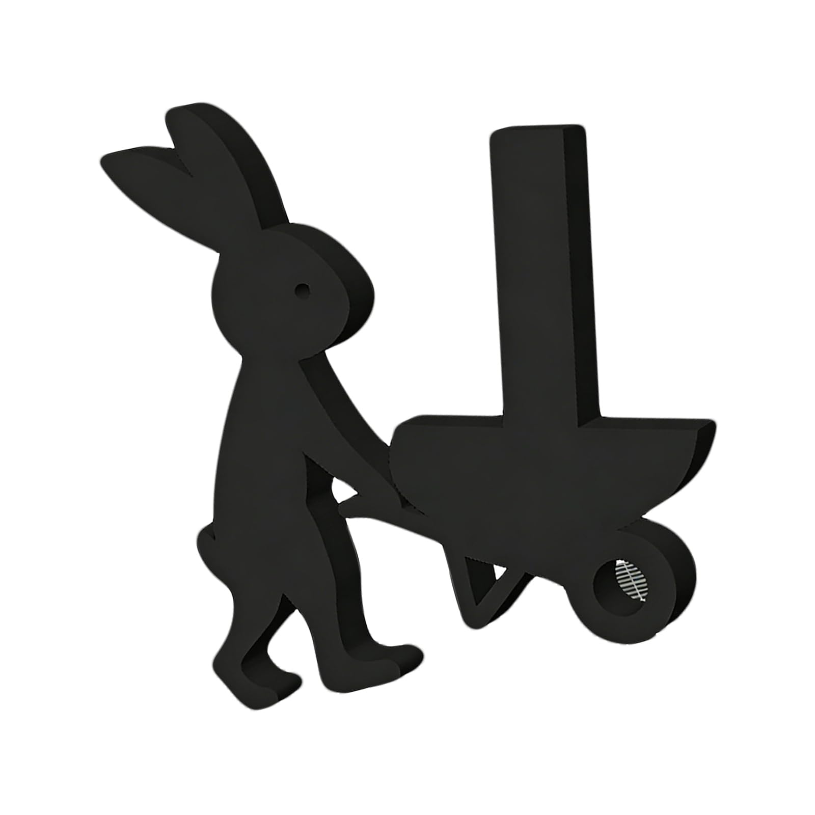 alloneslife Lovely Rabbits Designs Dispenser Wall Mount Bathroom Shelf for Small Space Space Saving Toilet Holder