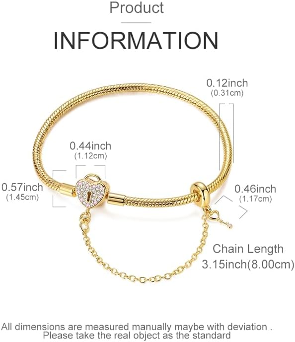 Star moon Mouse Clasp Snake Chain Bracelet 925 Sterling Silver Safety Chain Charm Christmas Mother’s Day Jewelry Gifts for Women