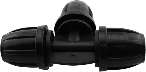 Miniatura 5 de Barbed Tee DGZZI 4 piezas de riego por goteo de púas de ajuste de 3 vías 0.315 in0.433 in tubería para jardín cinta de goteo tubería sistema de