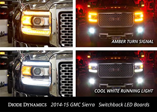 Kit LED Switchback White+Signal para GMC Sierra 2014-2015 miniatura 3