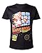 Produktbild Nintendo Super Mario Herren Mario Bros Nintendo Logo Top, Schwarz, S