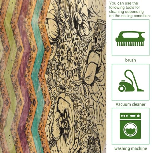 Alfombrillas de cocina absorbentes alfombras lavables pasillo VAPOKF 4