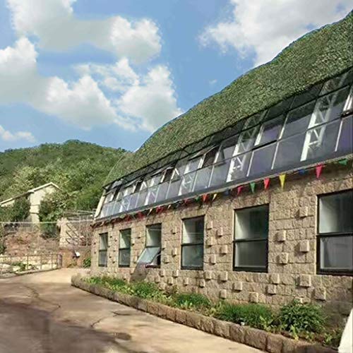 YFF-Plane Tarnnetz Sichtschutz - Wald Militär Green Mesh, Jagd Camouflage Netz leichte robuste für Camping Schießen… – Bild 6