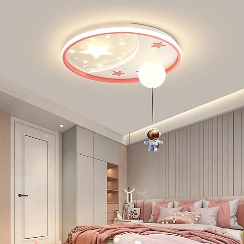 SEYFI Candelabros, luz de techo LED regulable para techo moderno, iluminación de niños para habitación de niños, dormitorio, sala de estar, techo,