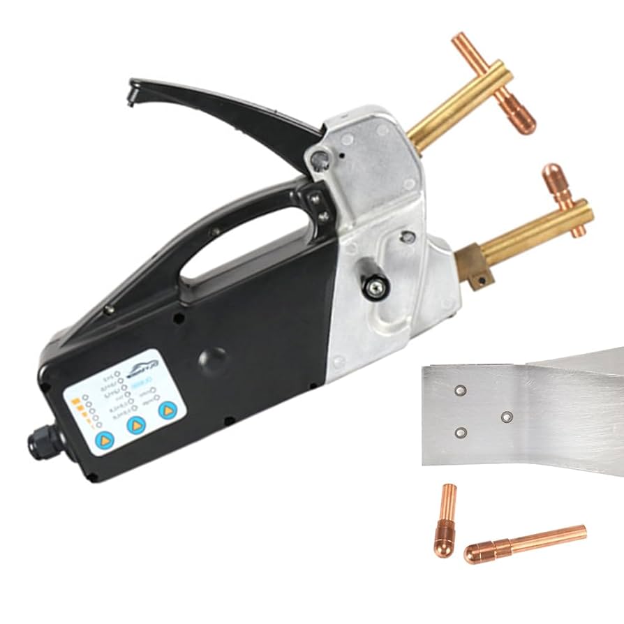 Amazon.co.jp: ハンドヘルド溶接ガン、ポータブルスポット溶接機