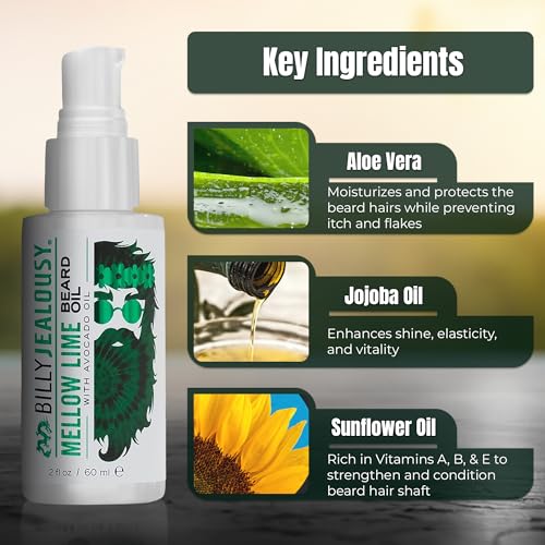 Billy Jealousy Beard Oil for Men, Lightweight, Low Shine, and Hydrating Beard Moisturizer for Softer Hair, Helps Prevent Itching and Flakes - Image 3