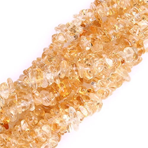 Image of 5-8mm Citrine Crystal Chips Natural Chip Stone Beads for Jewelry Making