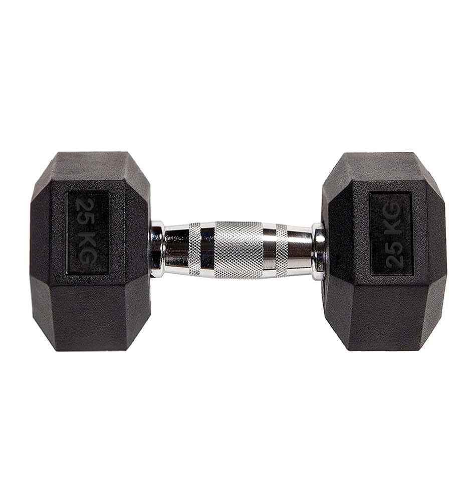 Hex Dumbbells 2.5kg to 60kg Anti-Roll Design Rubber Coated Free Weights Dumbbell Set for Home Gym Strength Training Muscle Toning & Weightlifting — image 1