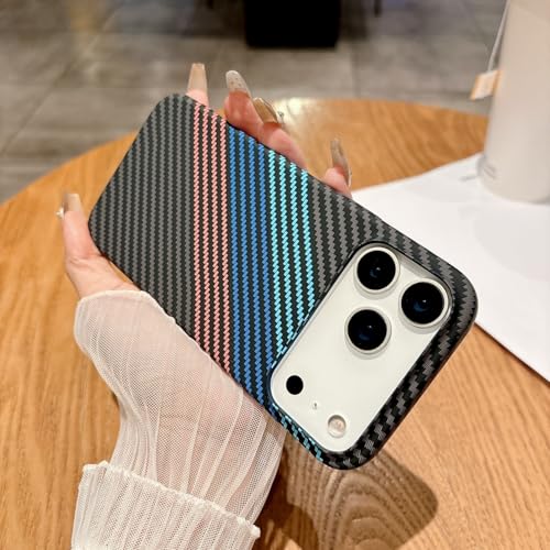 Coque iPhone 14 Plus texture fibre de carbone rigide et magnétique Premium